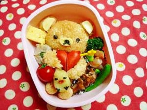 ﾘﾗｯｸﾏのラブ注入♡＝弁当